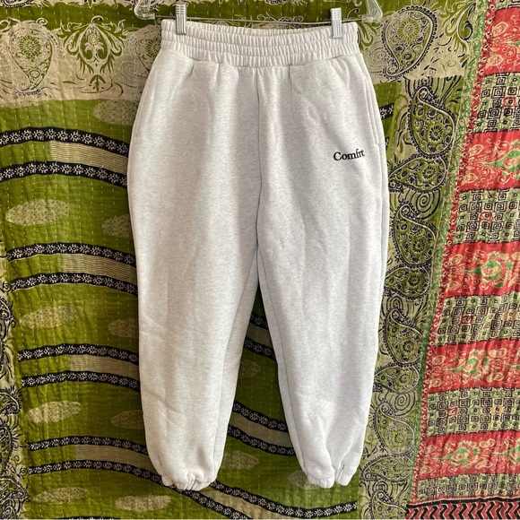 Comfrt Heather Storm Cloud Jogger Athleisure Sweatpants Size Medium - Picture 2 of 16